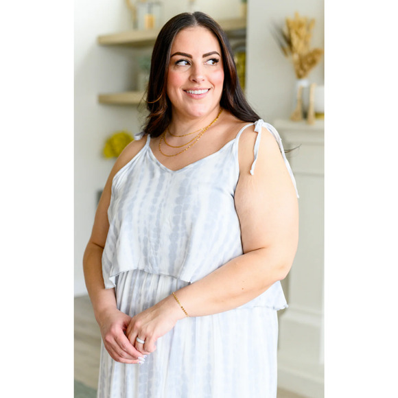 Copied - NWT Lovely Melody Grey Skies Maxi Dress Size 1X - Picture 4 of 4